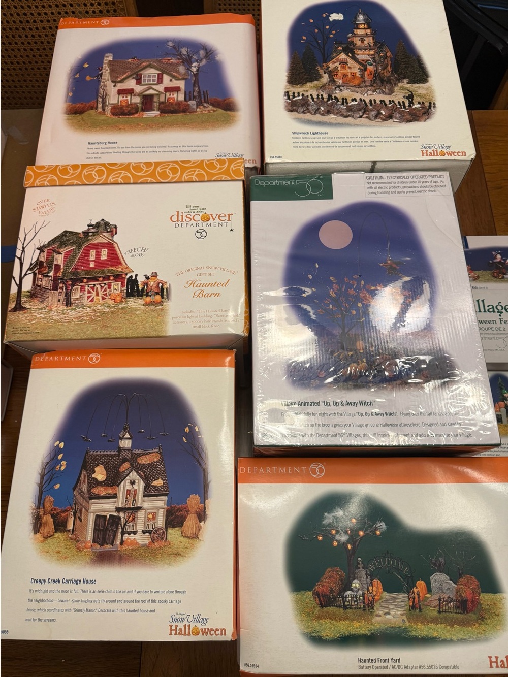 Retired Department 56 Halloween Haunted Barn SKU 55060-Mint In Box